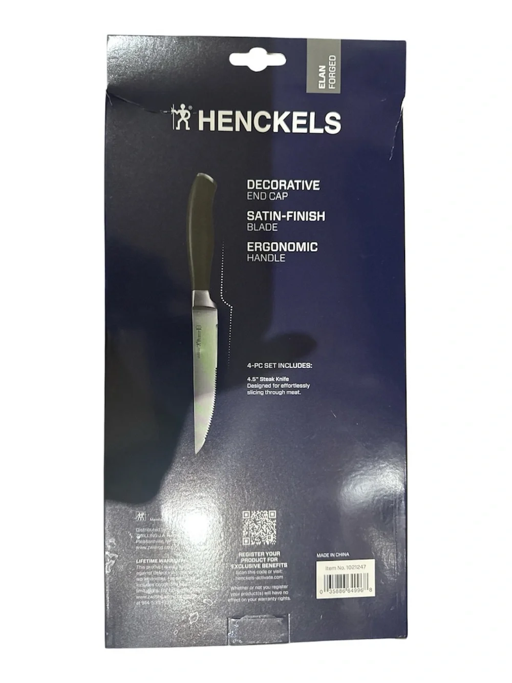 Zwilling J.A. Henckels 4-Piece  Steak Knife Set New!